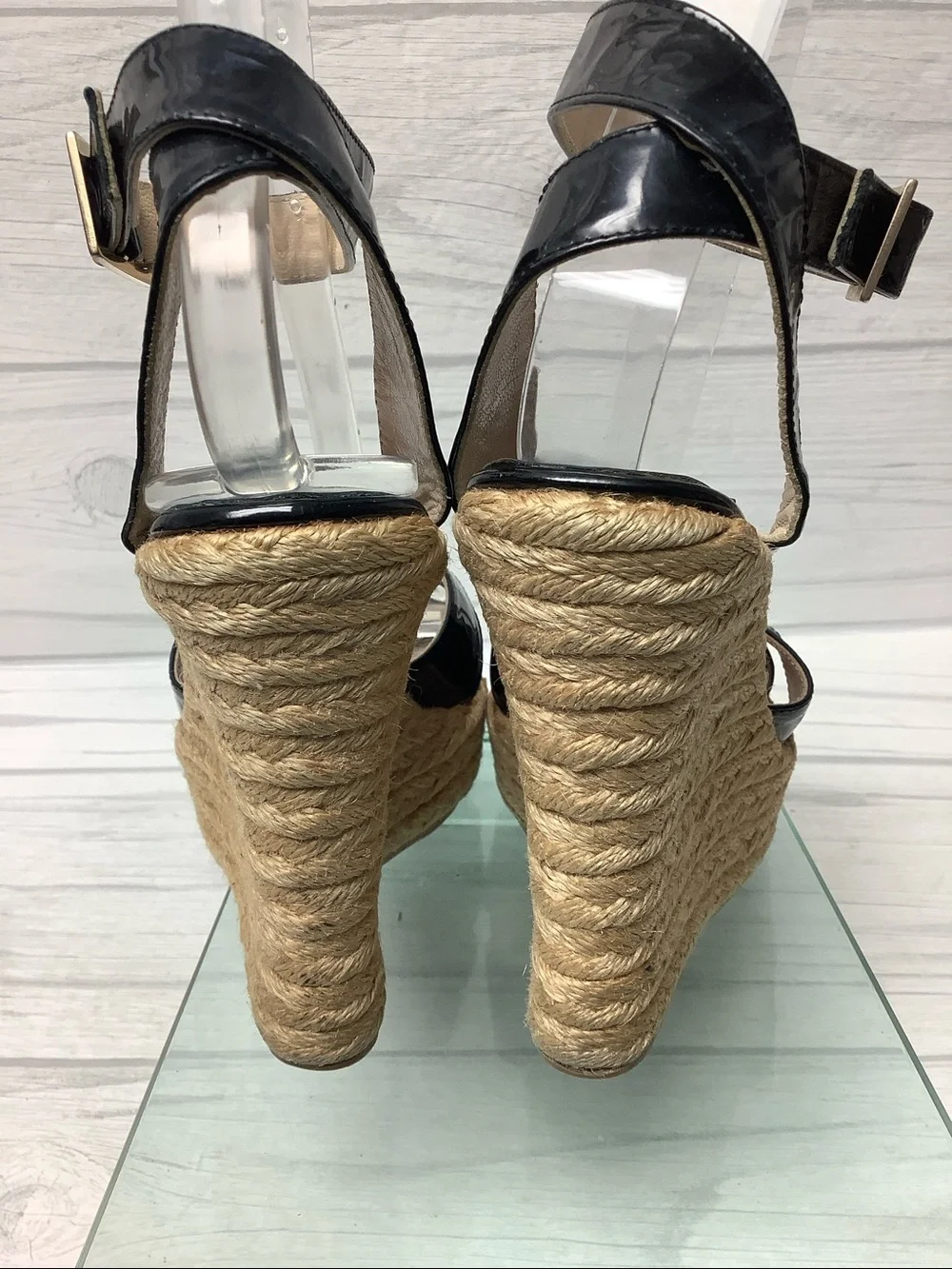 Jimmy Choo Espadrille Wedge Sandals